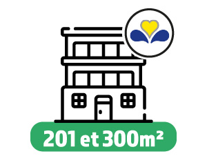 PEB Appartement Bruxelles entre 201 et 300m² au prix de 260€