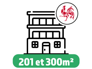 PEB Appartement Wallonie entre 201 et 300m² au prix de 260€