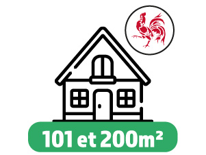 PEB Maison Wallonie entre 101 et 200m² au prix de 290€