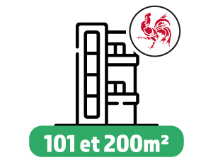 PEB Appartement Wallonie entre 101 et 200m² au prix de 245€