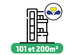 PEB Appartement Bruxelles entre 101 et 200m² au prix de 245€
